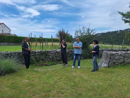 Komisija na terenu; Vir: Občina Sežana